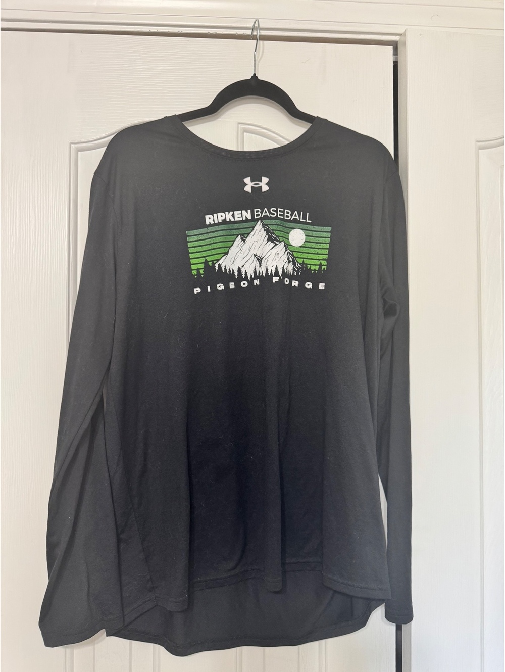 Under Armour Ripken Baseball Pigeon Forge Men’s L Black Long Sleeve Shirt
